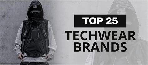 tech clothing brands.